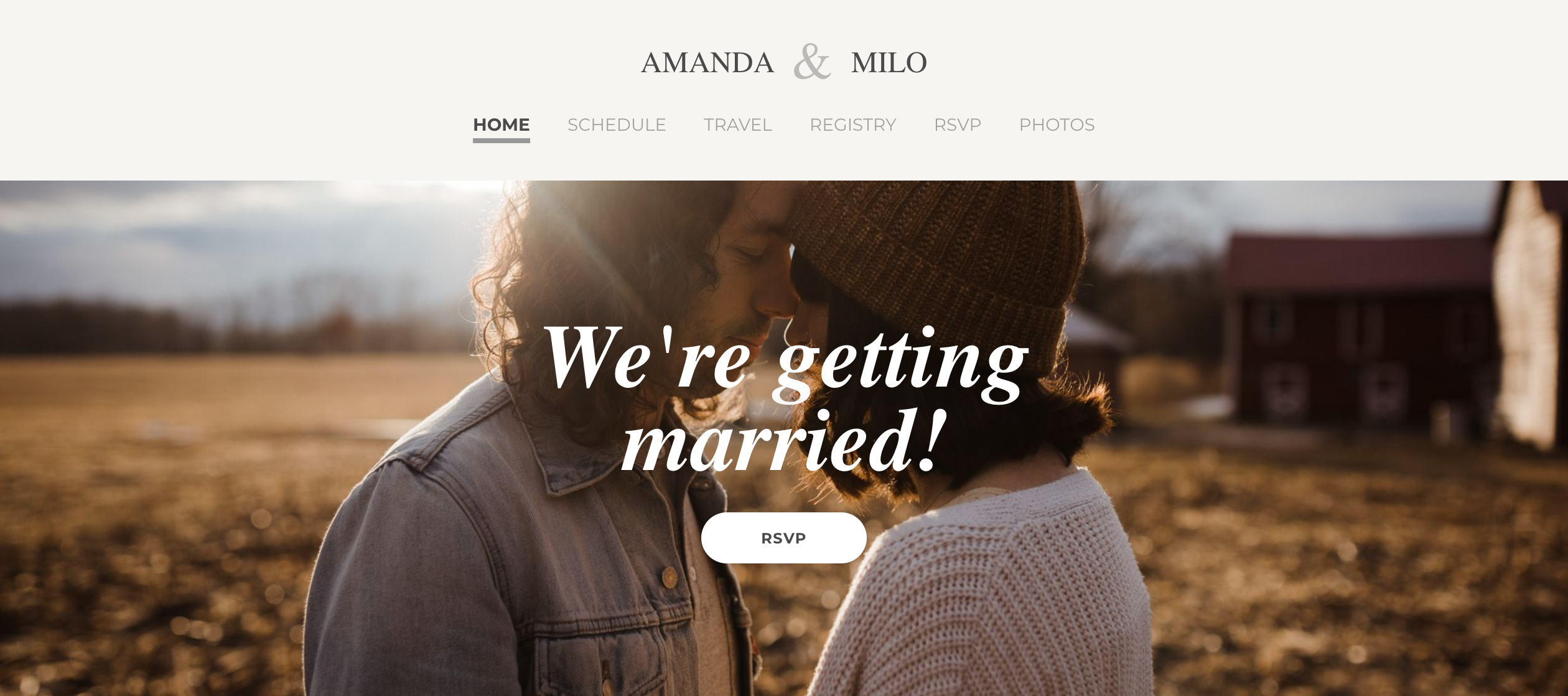 Wedding Website